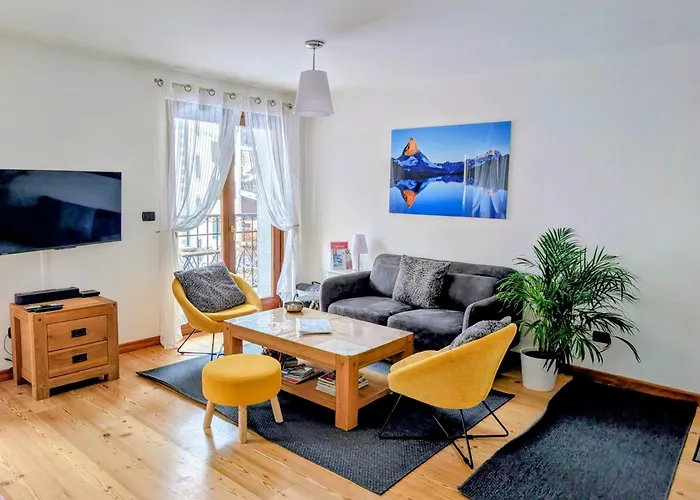 Appartement Cham'heart, 4-star In Centre With Free Private Parking Chamonix